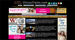 Desktop Screenshot of circustrains.com
